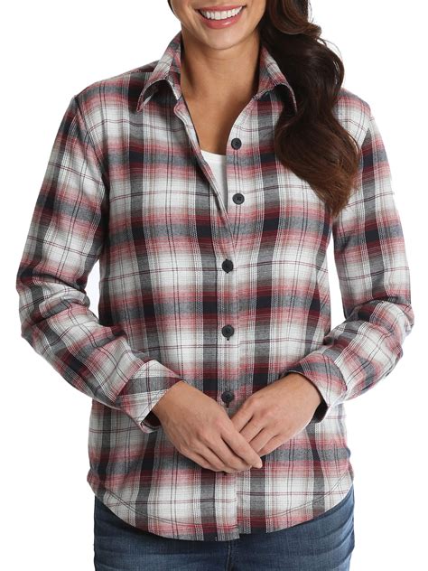 lee rider women's shirts|lee flannel shirts for women.